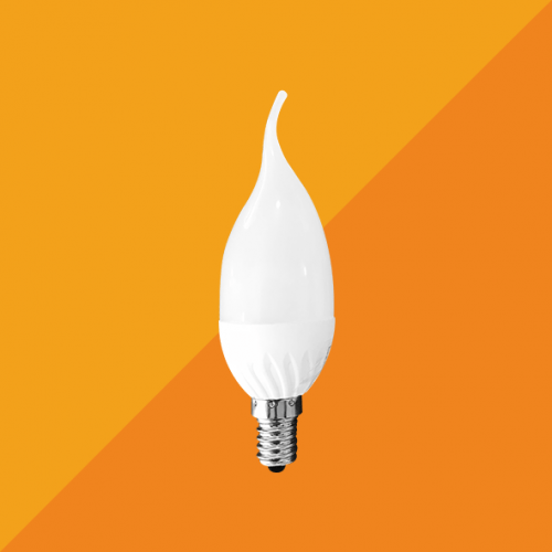 لامپ 5 وات اشکی مات LED