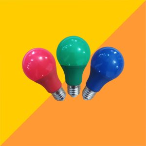 لامپ حبابی LED رنگی10W