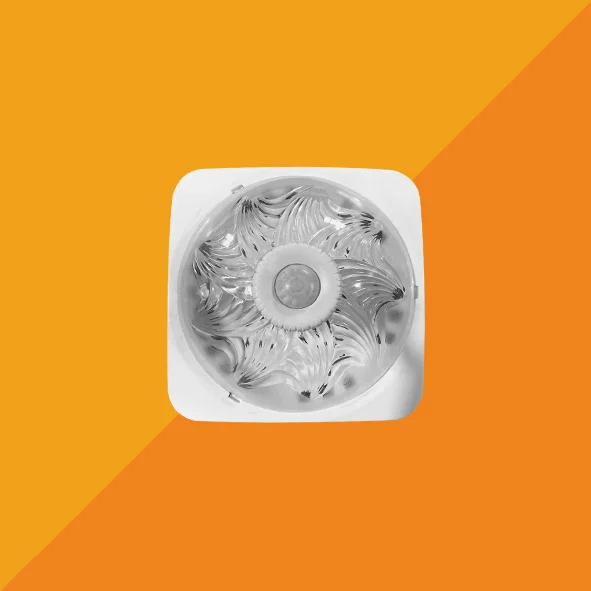چراغ سقفـی سنسـوردار صدف با سـرپیـچ E27